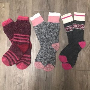 Three Pairs of Winter Wool Socks